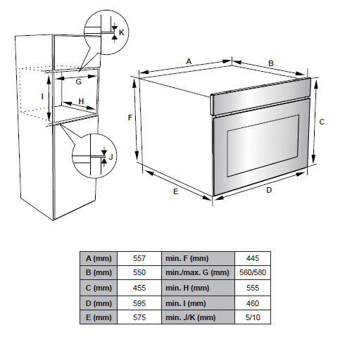 картинка Электрический духовой шкаф Weissgauff EO 459 PDB 