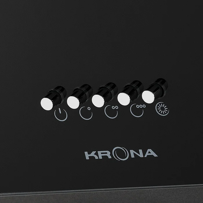 картинка Кухонная вытяжка Krona POLLY 600 BLACK PB  картинка Кухонная вытяжка Krona POLLY 600 BLACK PB