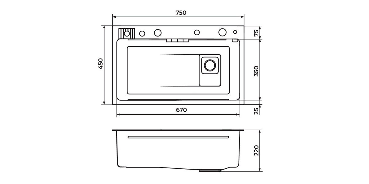 картинка Мойка Premial FLAGMAN SATIN PRODIGY комплект 