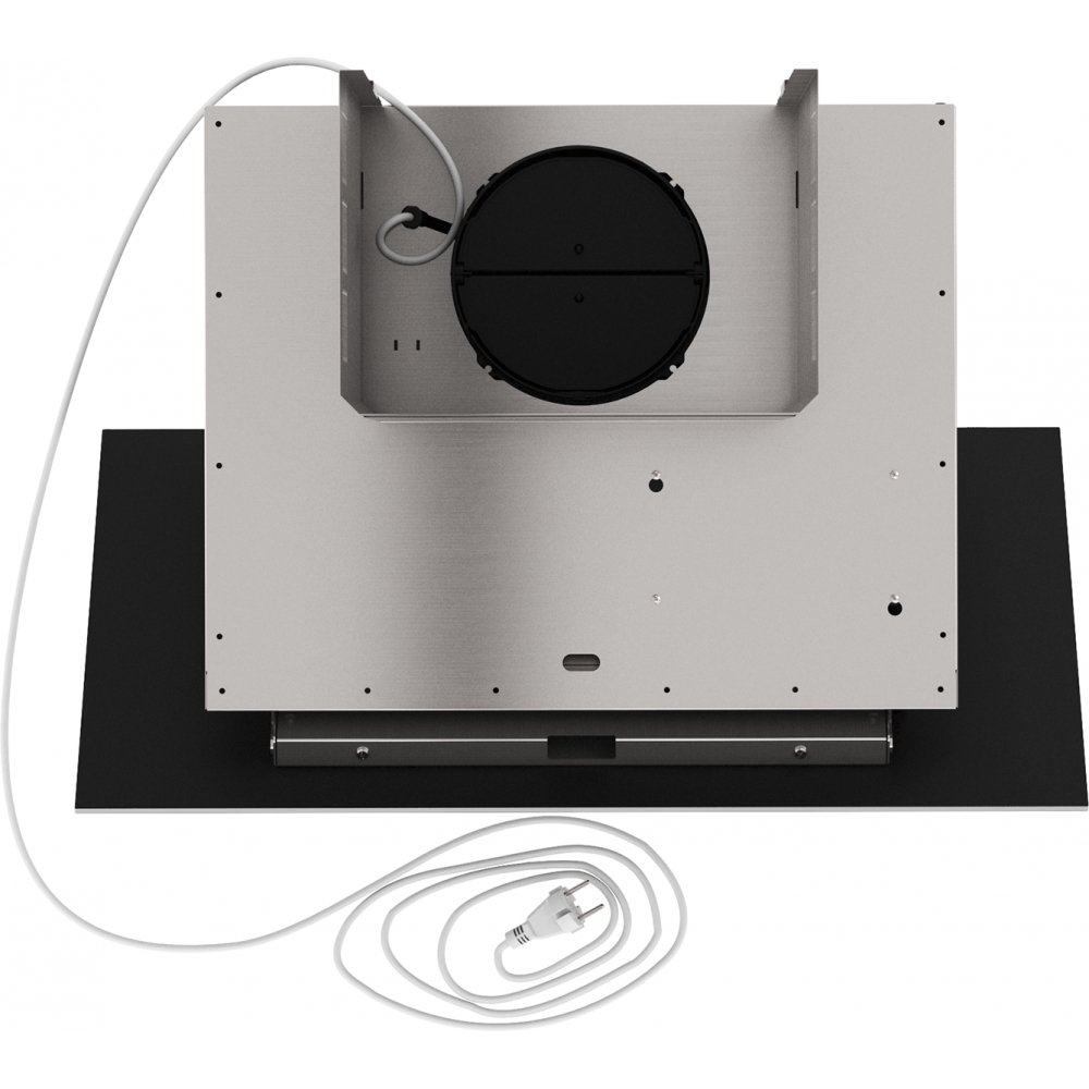 картинка Кухонная вытяжка наклонная Franke LENS BK/SS 60 черная 