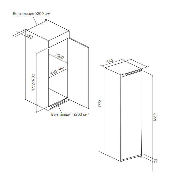 картинка Холодильник Kuppersberg SRB 1781 