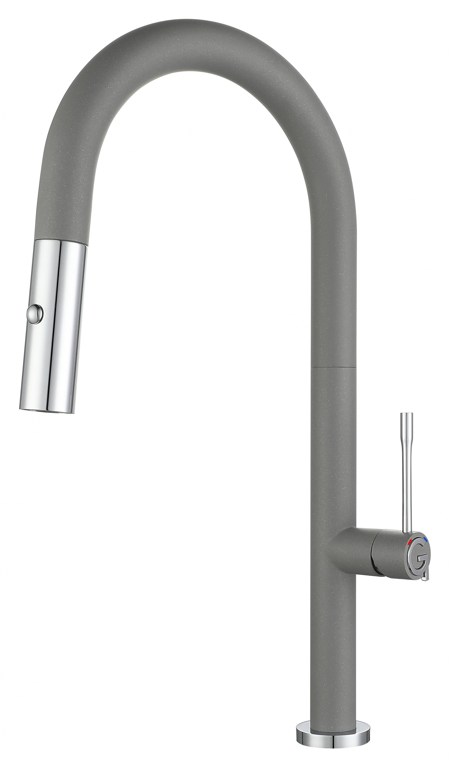 картинка Смеситель Rivelato Asti 3972500 grigio/cromo 