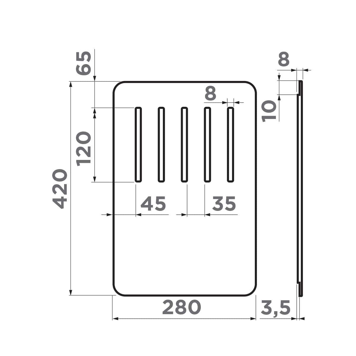 картинка Разделочная доска Omoikiri CB-Yamakawa 