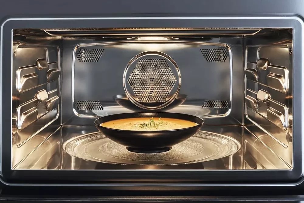 картинка Электрический духовой шкаф с функцией СВЧ Bertazzoni F457MODMWTC медь 