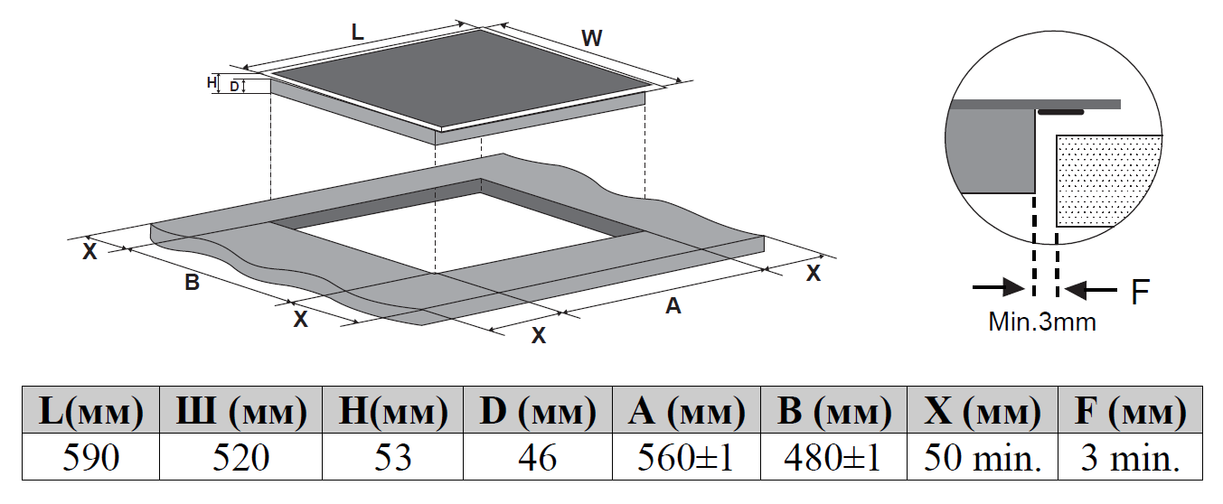 картинка Индукционная варочная панель Weissgauff HI 644 Flex Premium 