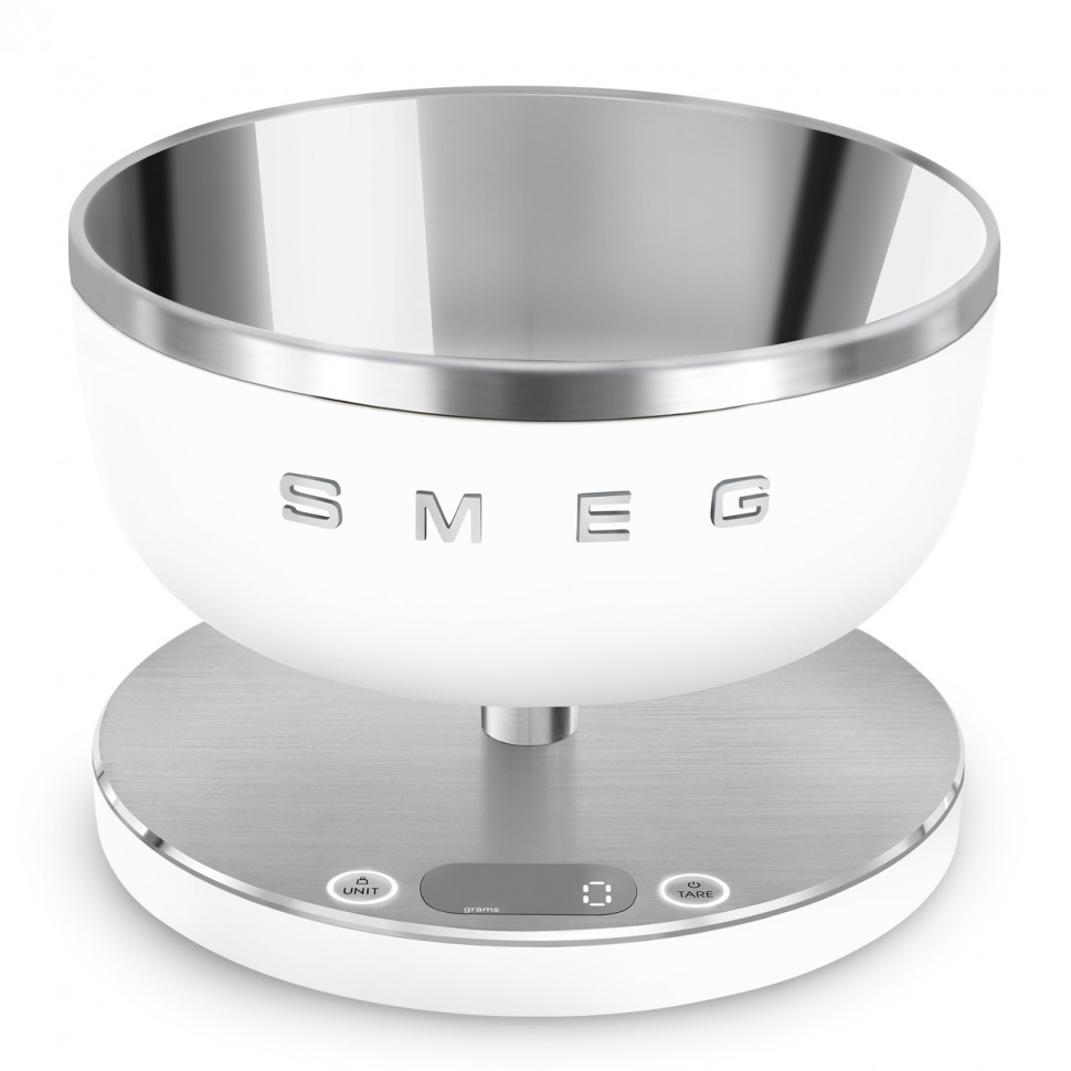 картинка Кухонные весы Smeg KSC01WHMWW  картинка Кухонные весы Smeg KSC01WHMWW