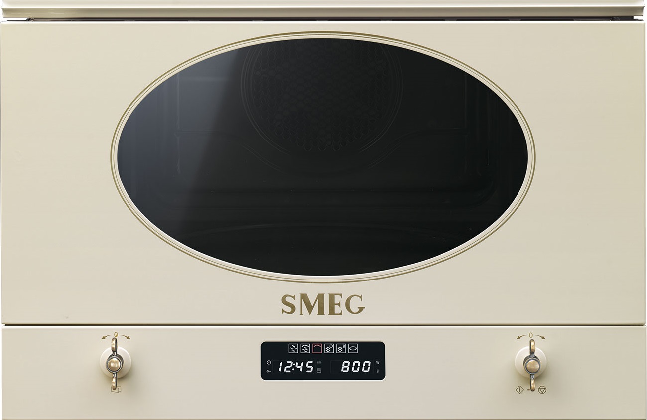 картинка Микроволновая печь Smeg MP822PO  картинка Микроволновая печь Smeg MP822PO