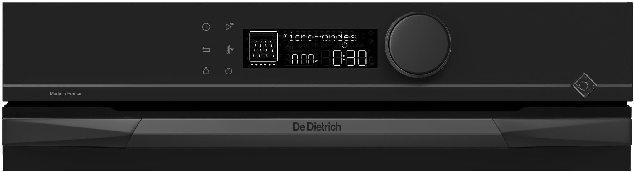 картинка Микроволновая печь De Dietrich DKC4536B Infinite Black  картинка Микроволновая печь De Dietrich DKC4536B Infinite Black