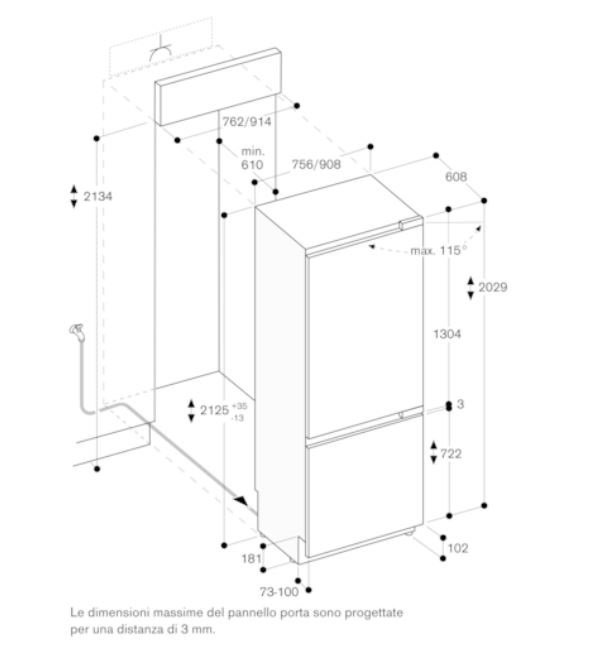 картинка Встраиваемый холодильник Gaggenau RB492305 