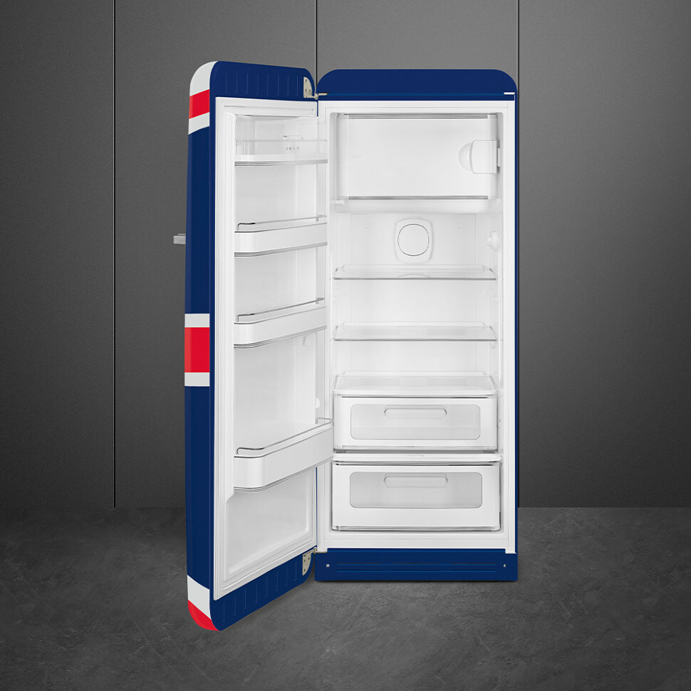 картинка Отдельностоящий холодильник Smeg FAB28LDUJ5 Британский флаг  картинка Отдельностоящий холодильник Smeg FAB28LDUJ5 Британский флаг
