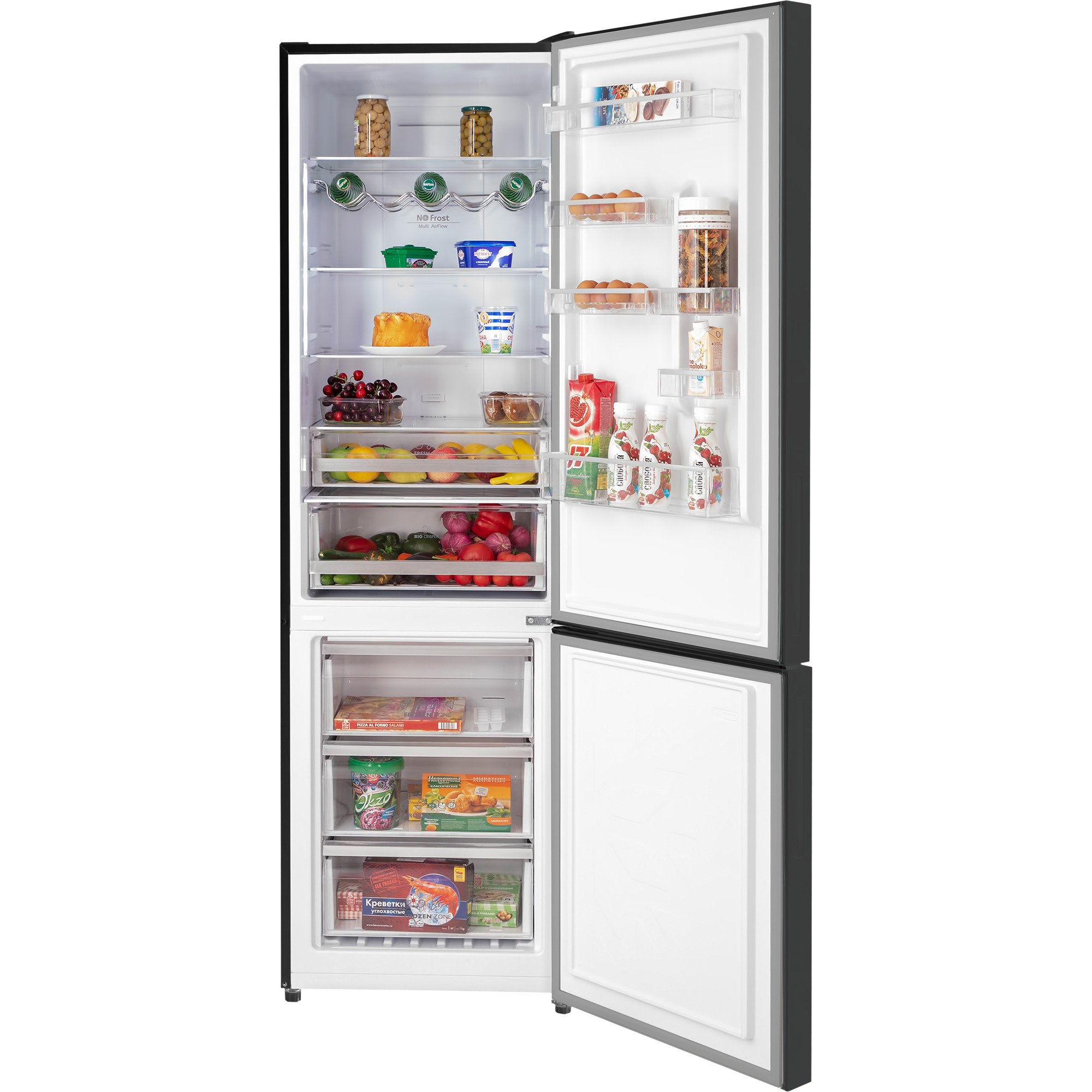 картинка Отдельностоящий холодильник Hiberg RFC-400DX NFGB INVERTER  картинка Отдельностоящий холодильник Hiberg RFC-400DX NFGB INVERTER