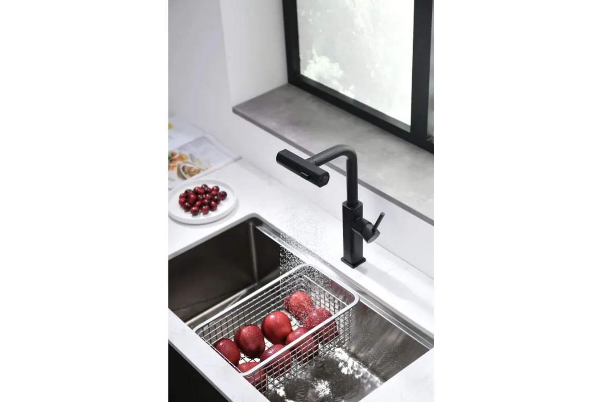 картинка Смеситель LONGRAN Techno LM2186, Black 