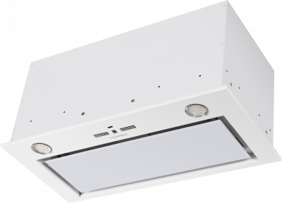 картинка Кухонная вытяжка Maunfeld FANTASY 1000ST 60 белое стекло 