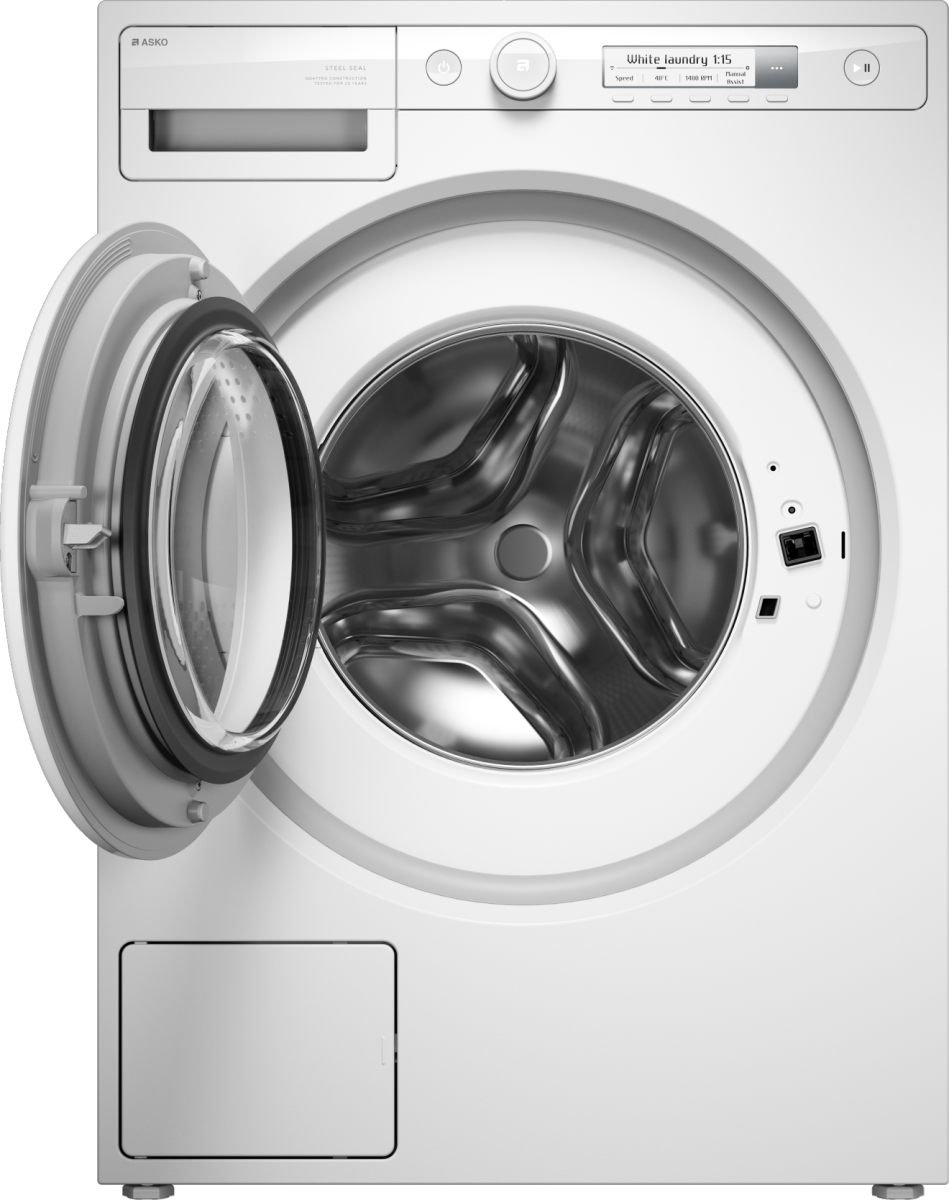 картинка Стиральная машина с паром Asko W1094W белый 