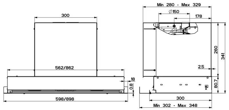 картинка Кухонная вытяжка Kuppersberg FRANCESCA 60 