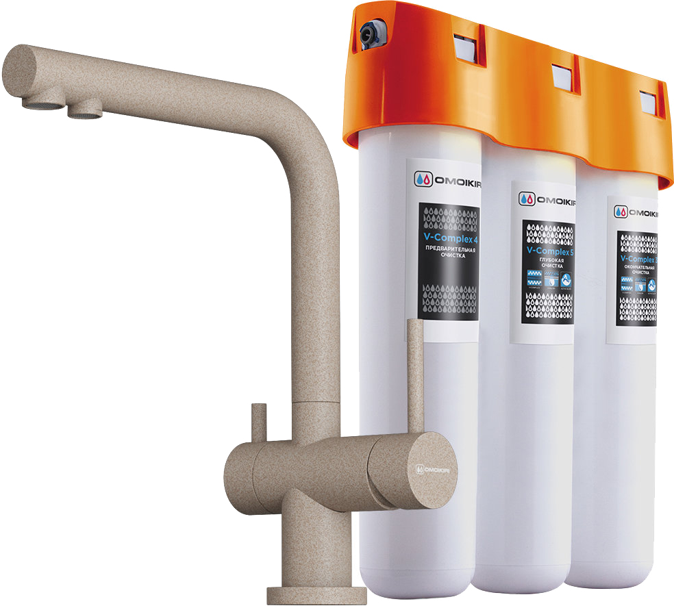 картинка Смеситель  Omoikiri PURE DROP LITE + NAGANO-P 