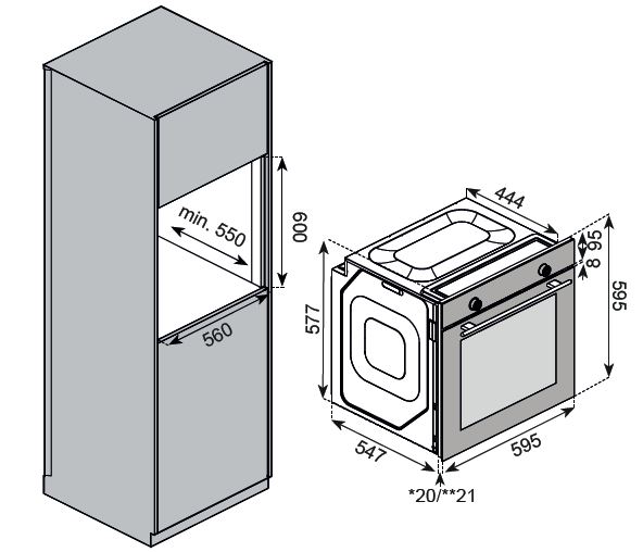 картинка Духовой шкаф Kuppersberg SR 610 W Bronze  