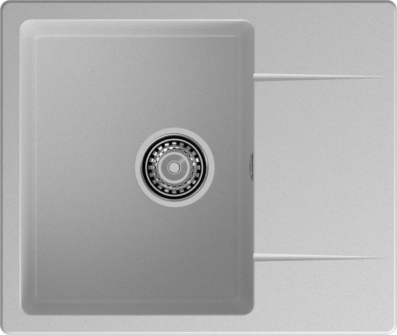 картинка Мойка для кухни Granfest GF-URBAN 258L серый 