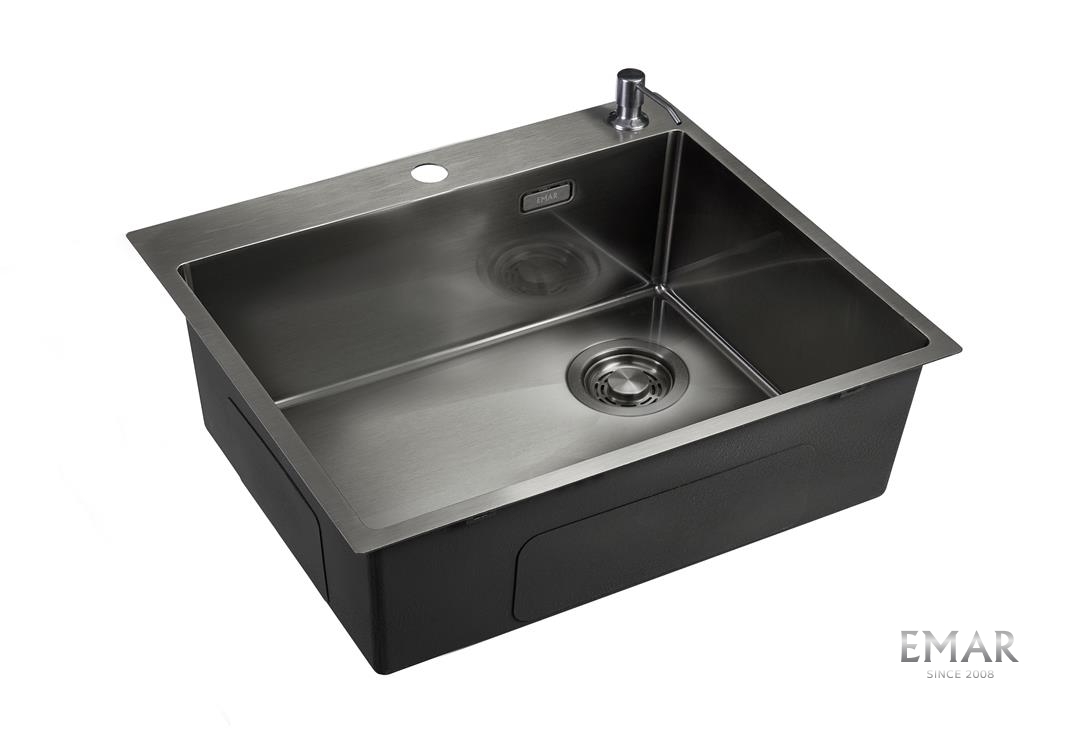 картинка Кухонная мойка Emar EMB-560(TOP) PVD Dark 
