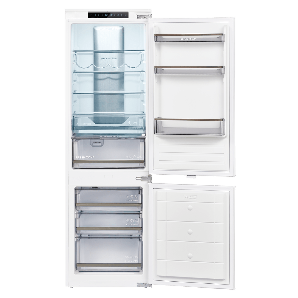 картинка Встраиваемый холодильник Maunfeld MBF17754NFWHGR LUX Inverter  картинка Встраиваемый холодильник Maunfeld MBF17754NFWHGR LUX Inverter