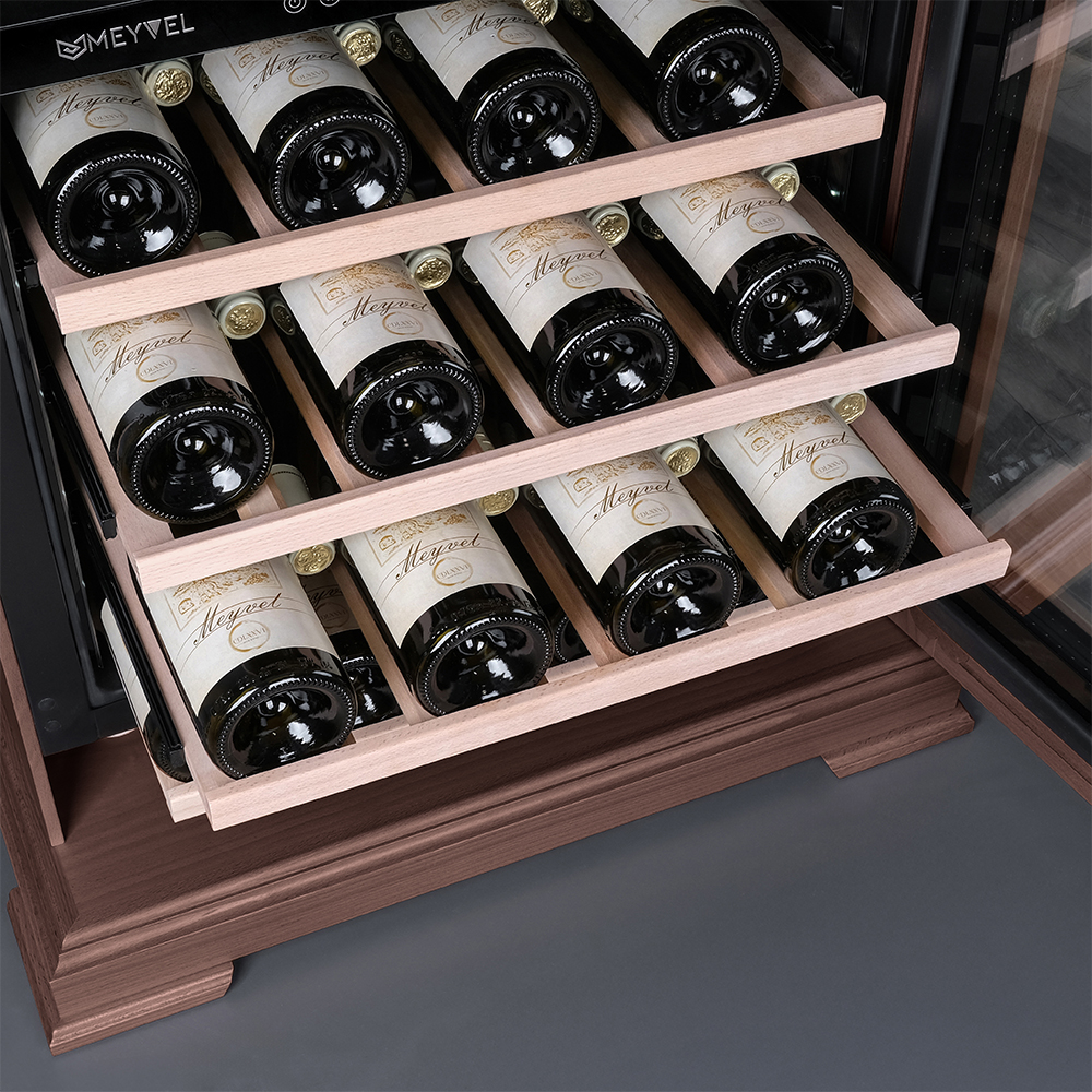 картинка Отдельностоящий винный шкаф Meyvel MV46PRO-KBT2 (Итальянский орех) 