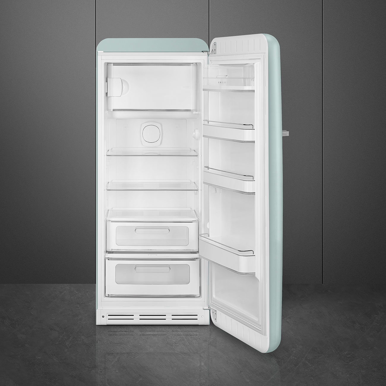 картинка Отдельностоящий холодильник Smeg FAB28RDSA5 зеленый шалфей 