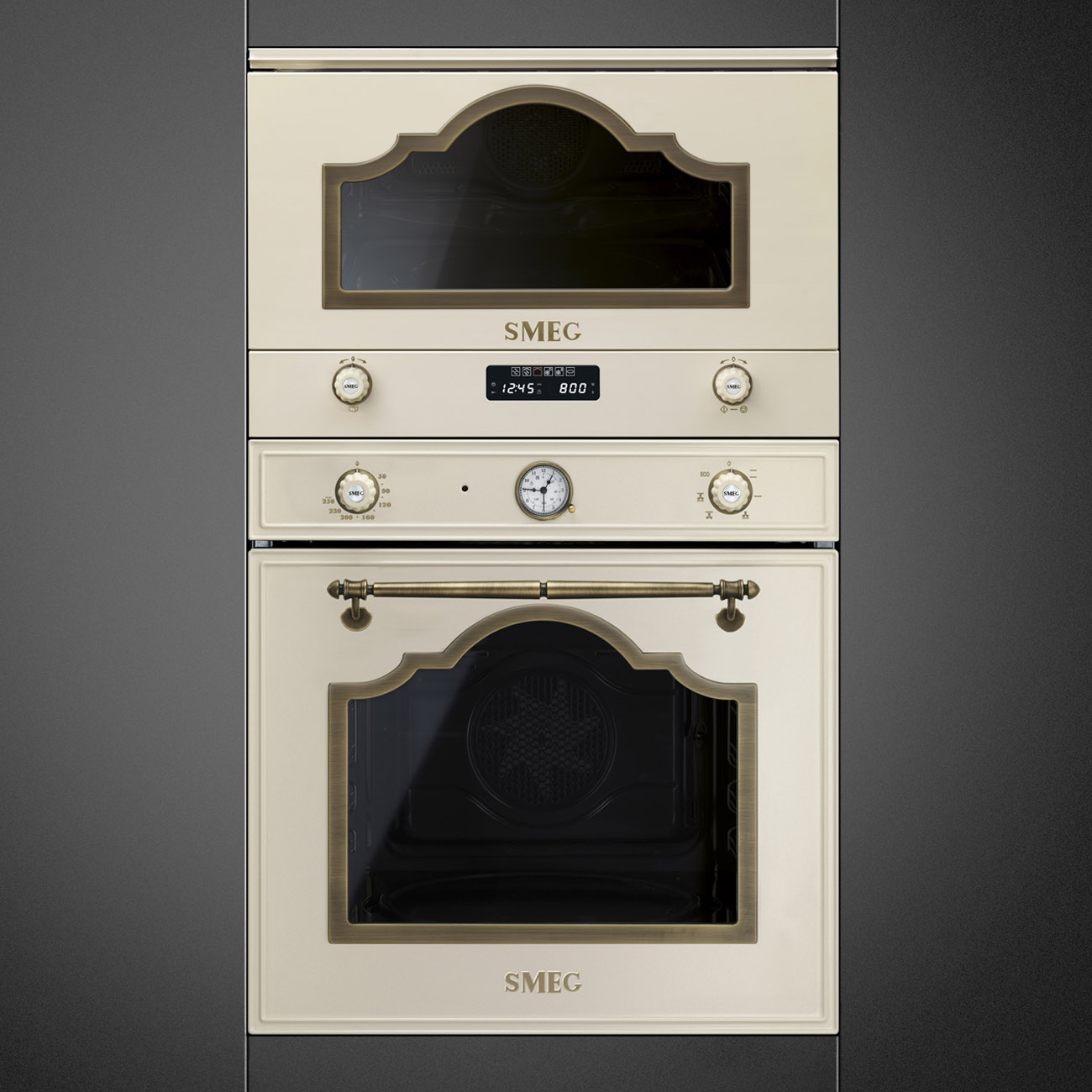 картинка Микроволновая печь Smeg MP722PO бежевый  картинка Микроволновая печь Smeg MP722PO бежевый