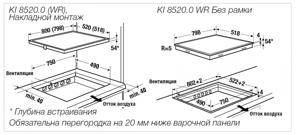 картинка Варочная панель Kuppersbusch KI 8520.0 WR  картинка Варочная панель Kuppersbusch KI 8520.0 WR