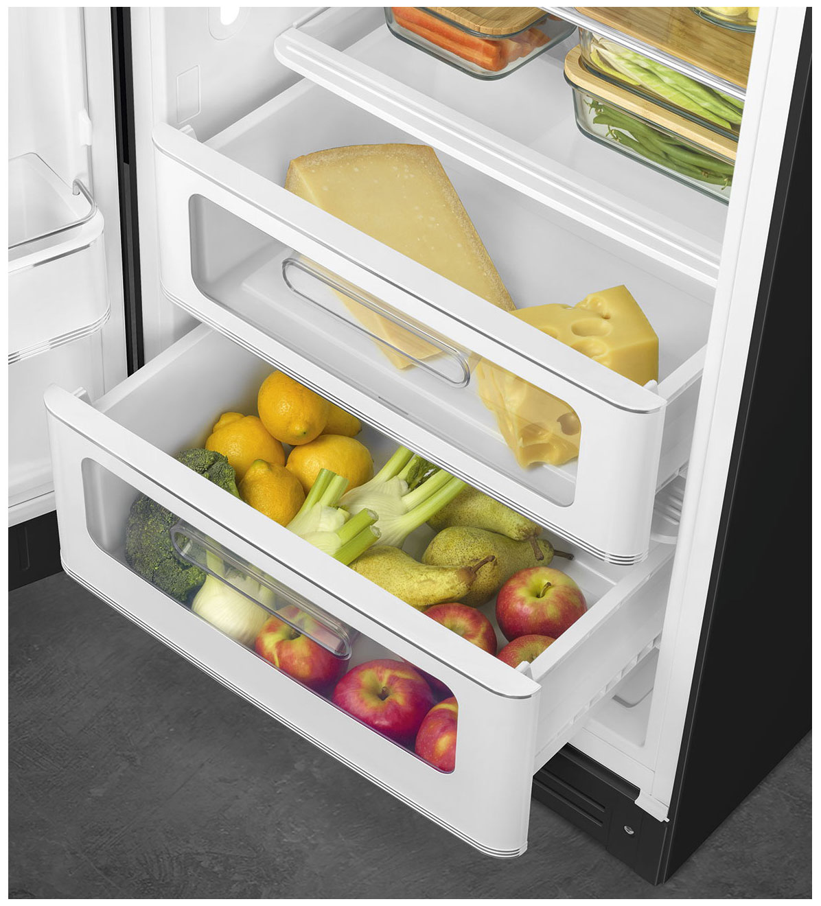 картинка Отдельностоящий холодильник Smeg FAB28LBL5  картинка Отдельностоящий холодильник Smeg FAB28LBL5