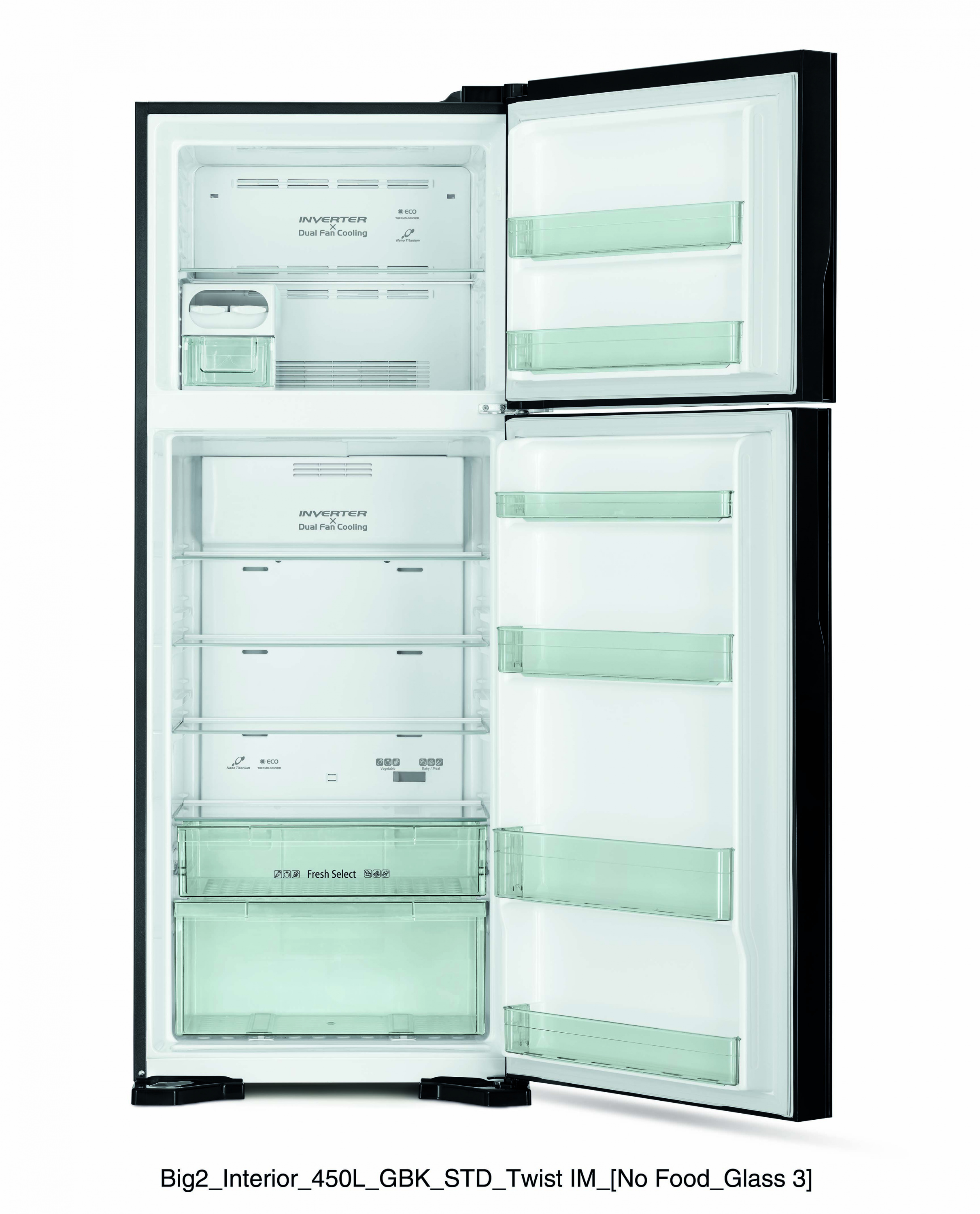 картинка Отдельностоящий холодильник Hitachi HRTN7489DFGBKCS черный  картинка Отдельностоящий холодильник Hitachi HRTN7489DFGBKCS черный