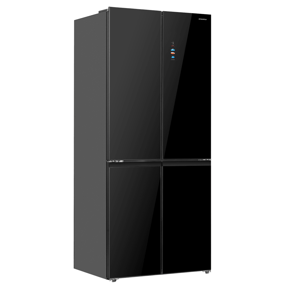 картинка Полувстраиваемый холодильник Maunfeld MFF190NFDB черный 