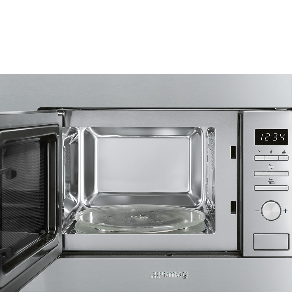 картинка Микроволновая печь Smeg FMI020X  картинка Микроволновая печь Smeg FMI020X