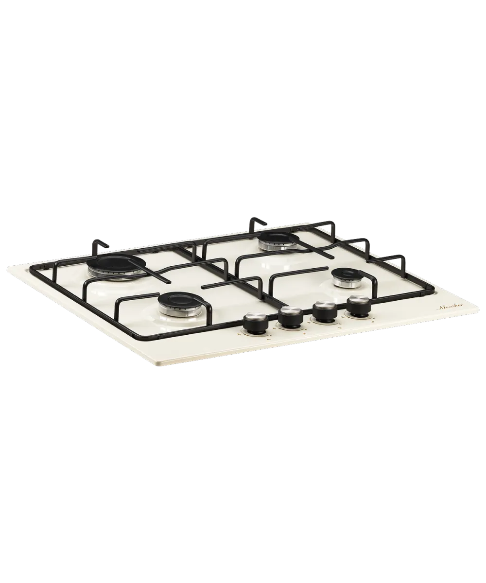 картинка Газовая варочная панель Monsher MSG 66 Beige  картинка Газовая варочная панель Monsher MSG 66 Beige