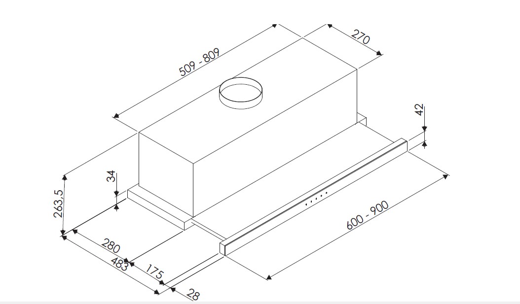 картинка Кухонная вытяжка Bertazzoni KTE60MOD1B  картинка Кухонная вытяжка Bertazzoni KTE60MOD1B