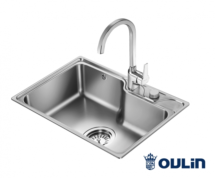 картинка Мойка для кухни Oulin OL-CS210S  картинка Мойка для кухни Oulin OL-CS210S