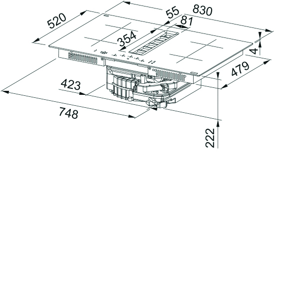картинка Индукционная варочная панель Franke FMA 8372 4RC HI 