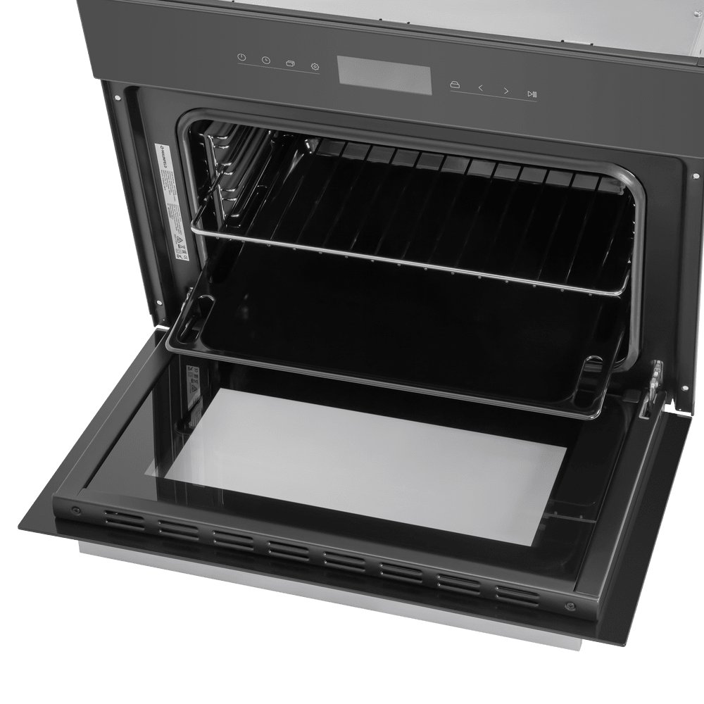 картинка Электрический духовой шкаф Maunfeld AMCO458GB черный  картинка Электрический духовой шкаф Maunfeld AMCO458GB черный