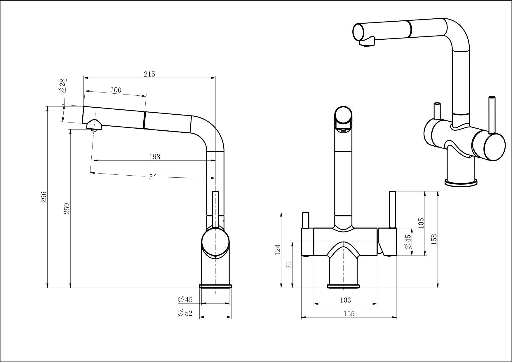 картинка Смеситель Oulin OL - 8026   картинка Смеситель Oulin OL - 8026