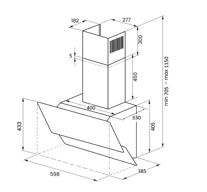 картинка Кухонная вытяжка Kuppersberg F 600 C 