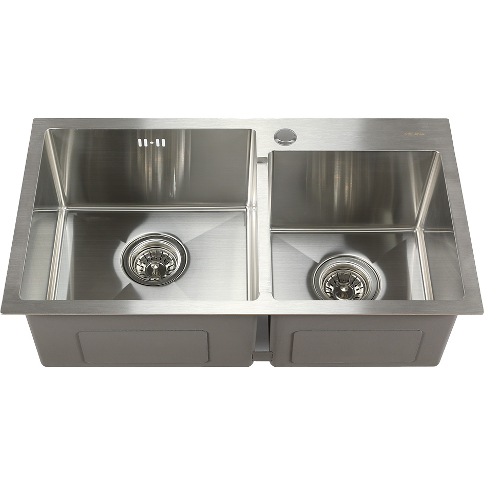 картинка Мойка для кухни Melana S7240H PROFLINE сатин  картинка Мойка для кухни Melana S7240H PROFLINE сатин