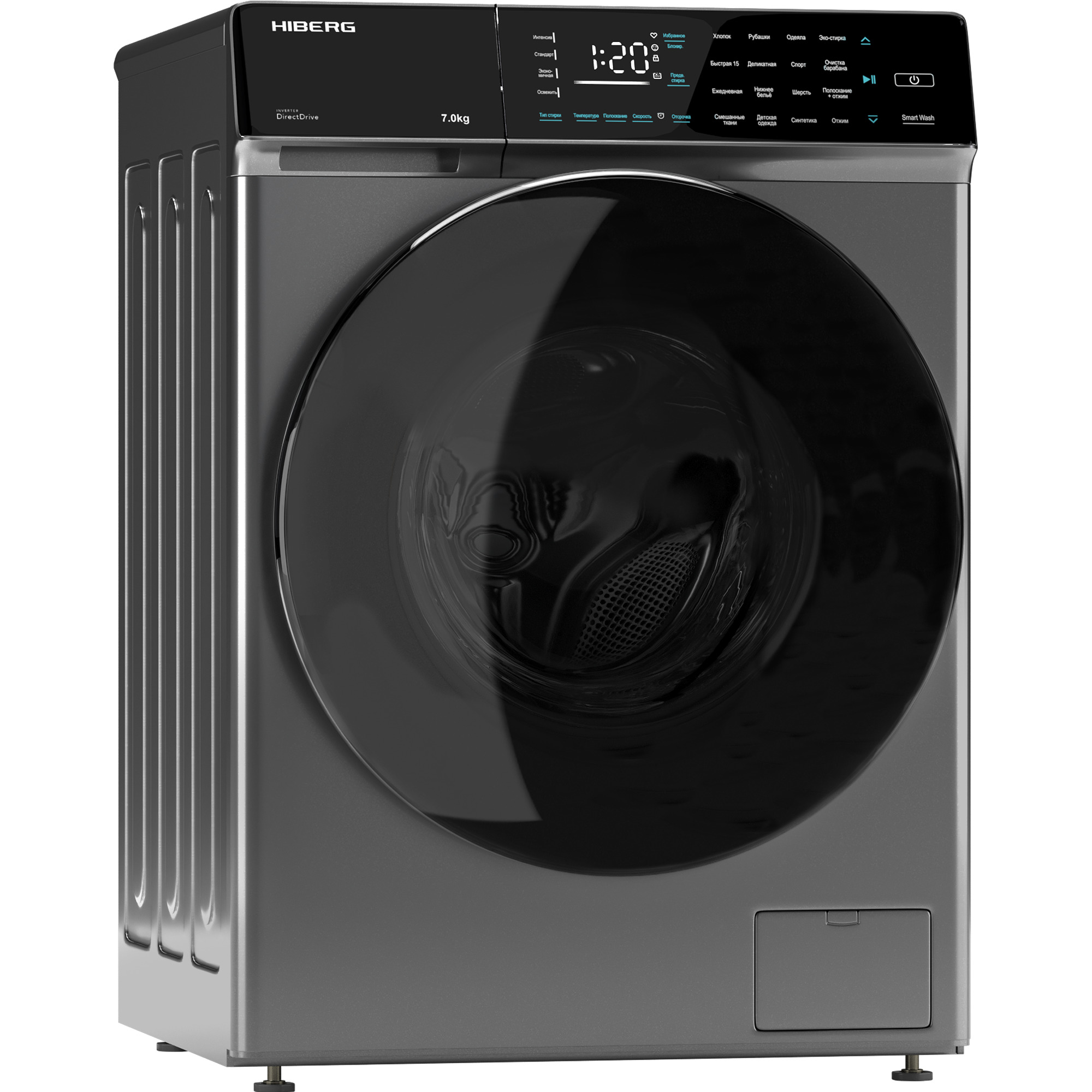 картинка Стиральная машина Hiberg I-DDQ9 - 712 SD 