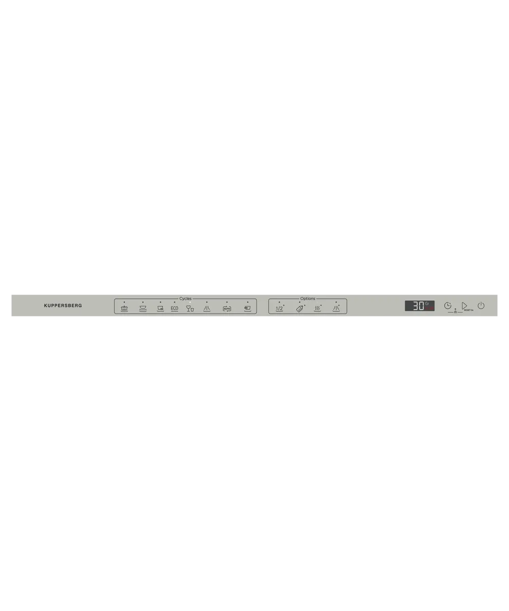 картинка Посудомоечная машина встраиваемая Kuppersberg GHS 6036 