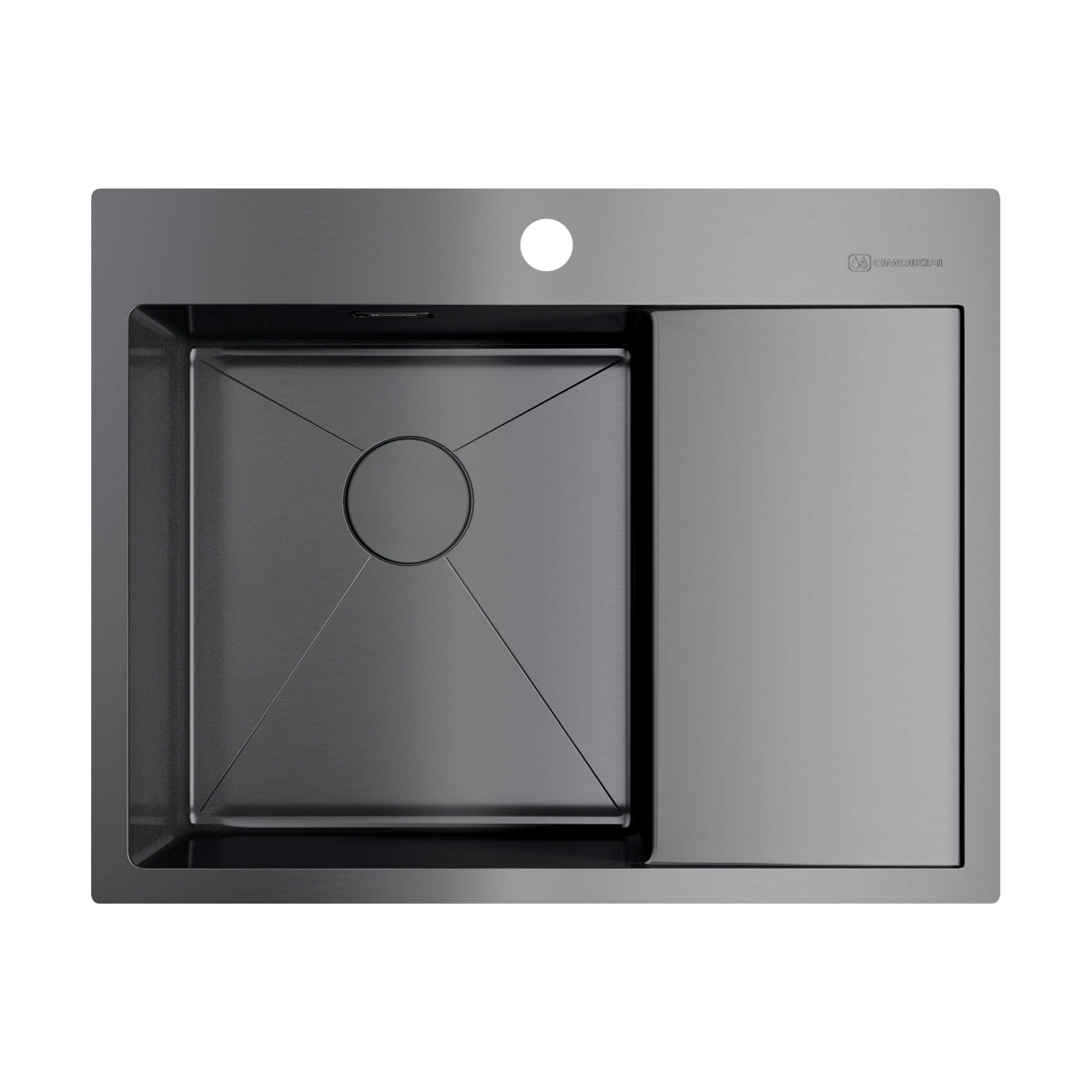 картинка Мойка Omoikiri Akisame-65-GM-L  картинка Мойка Omoikiri Akisame-65-GM-L