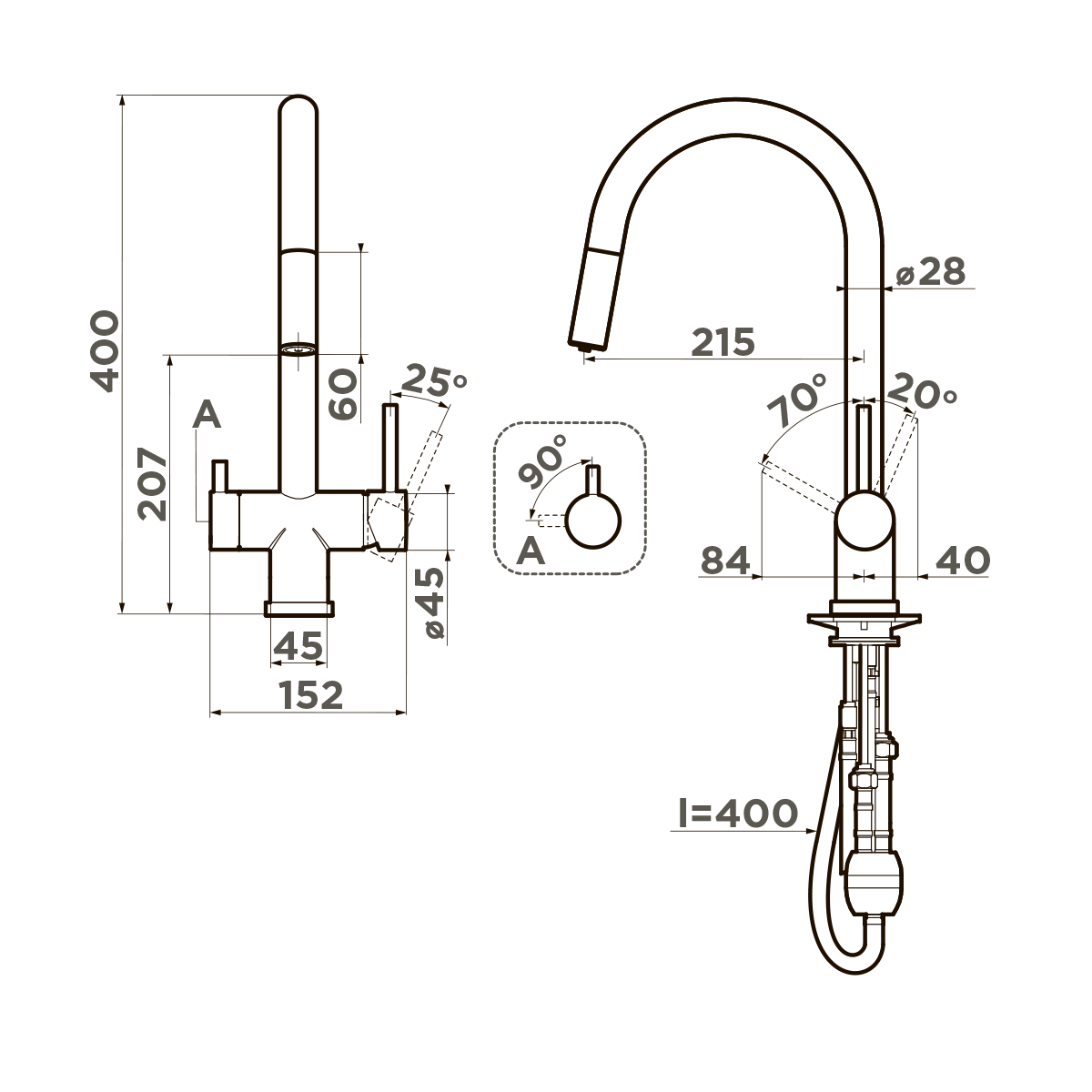 картинка Смеситель Omoikiri AKITA-S-C хром 