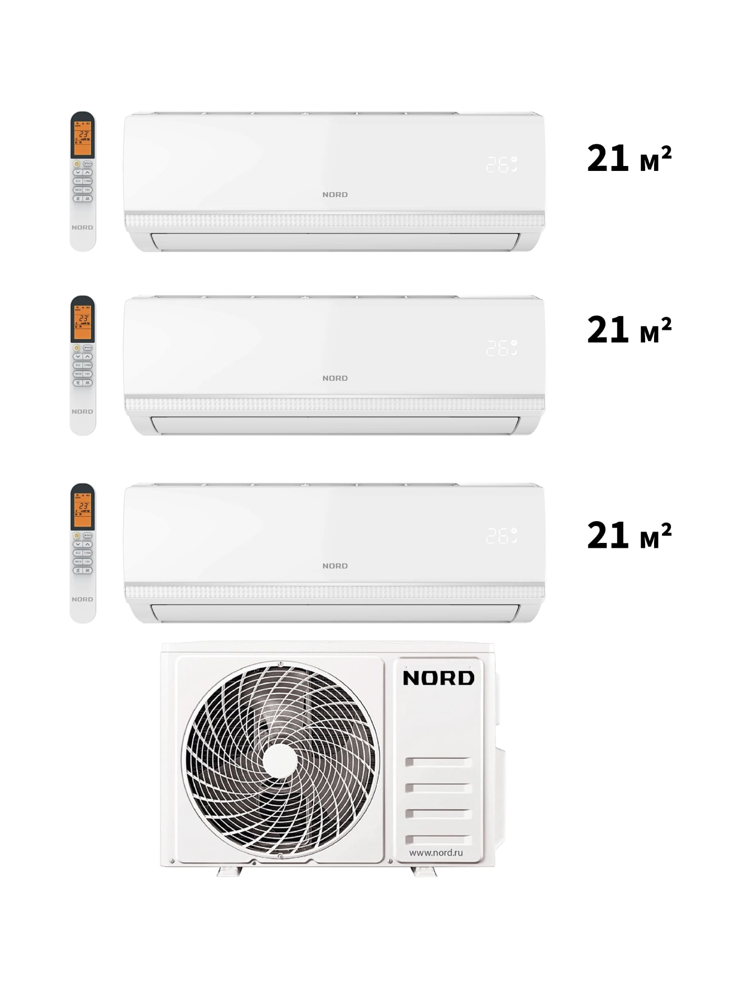 картинка Мульти сплит-система Nord iM777 