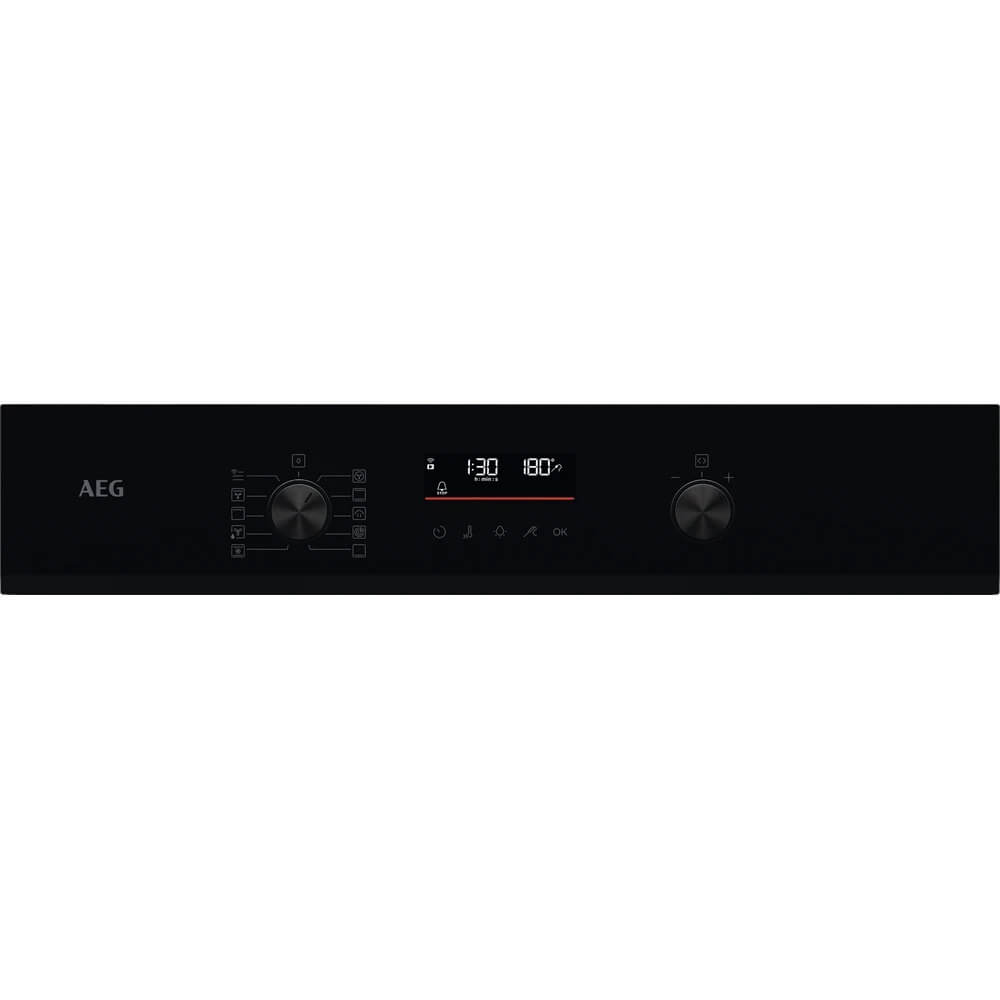картинка Электрический духовой шкаф с функцией пара Aeg NBA5P531AB черный 