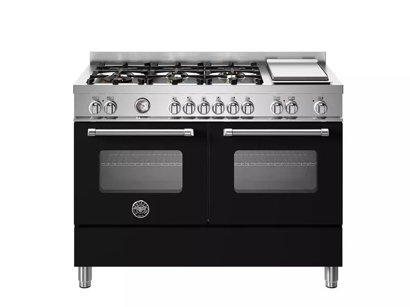 картинка Комбинированная кухонная плита Bertazzoni MAS126G2ENET чёрный  картинка Комбинированная кухонная плита Bertazzoni MAS126G2ENET чёрный