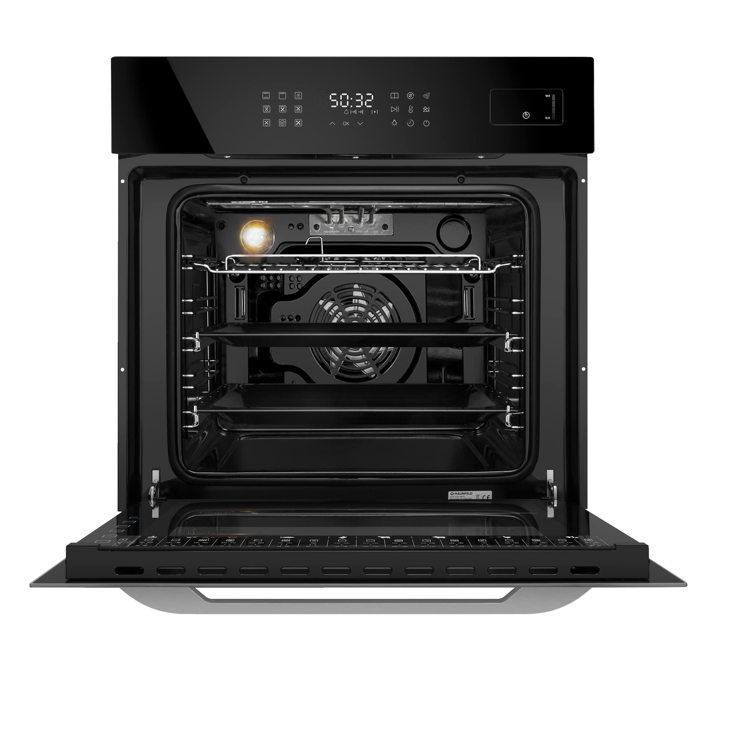 картинка Духовой шкаф с функцией пара Maunfeld EOEH7615STB  картинка Духовой шкаф с функцией пара Maunfeld EOEH7615STB