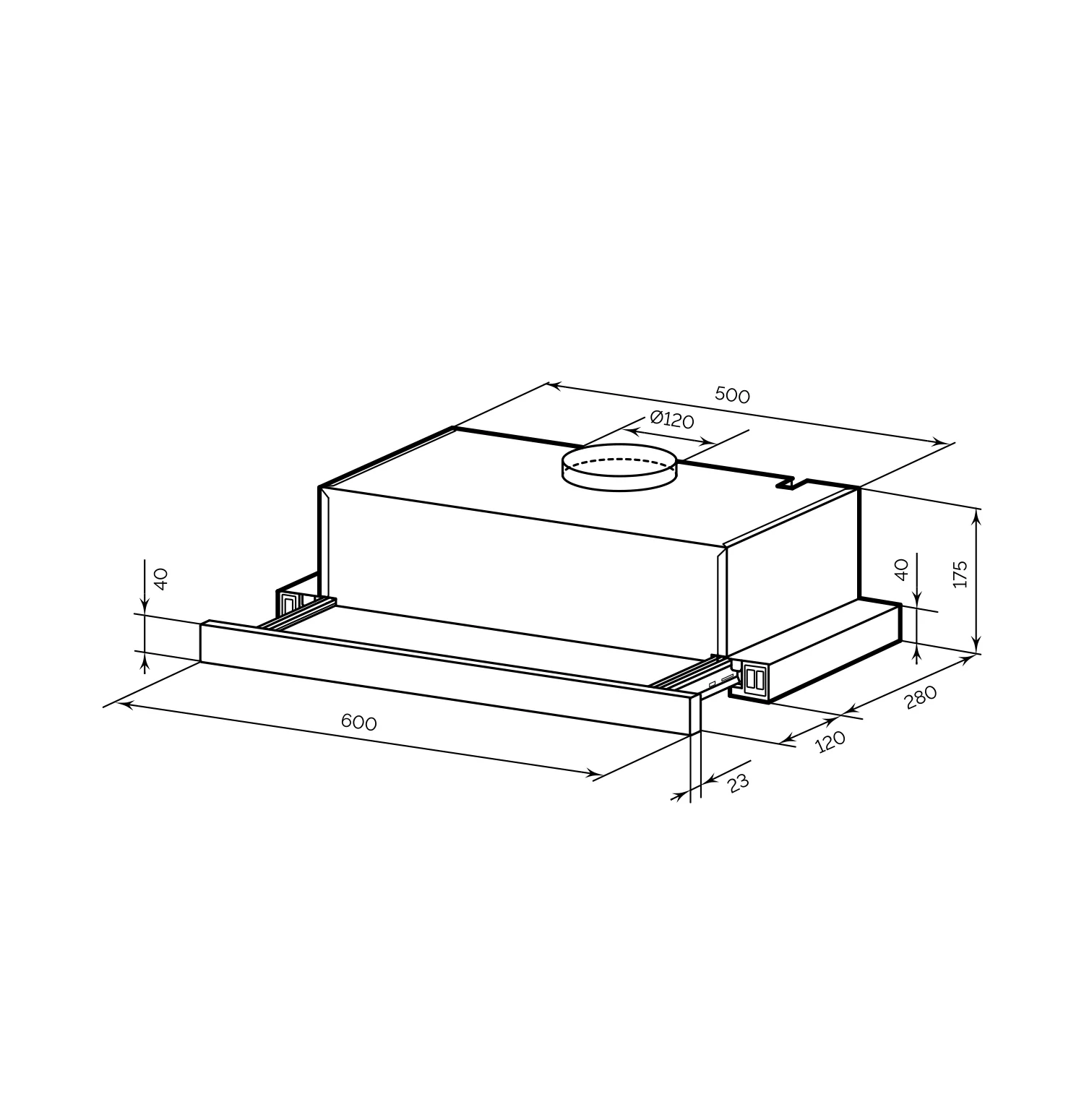 картинка Кухонная вытяжка Lex HONVER G 2M 600 WHITE  картинка Кухонная вытяжка Lex HONVER G 2M 600 WHITE