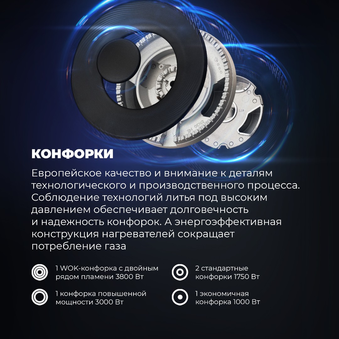 картинка Варочная панель Delonghi NSL 575 NC RUS  картинка Варочная панель Delonghi NSL 575 NC RUS